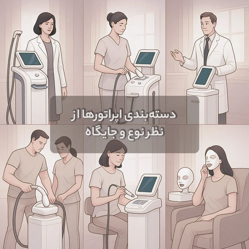دسته‌بندی اپراتورها از نظر نوع و جایگاه